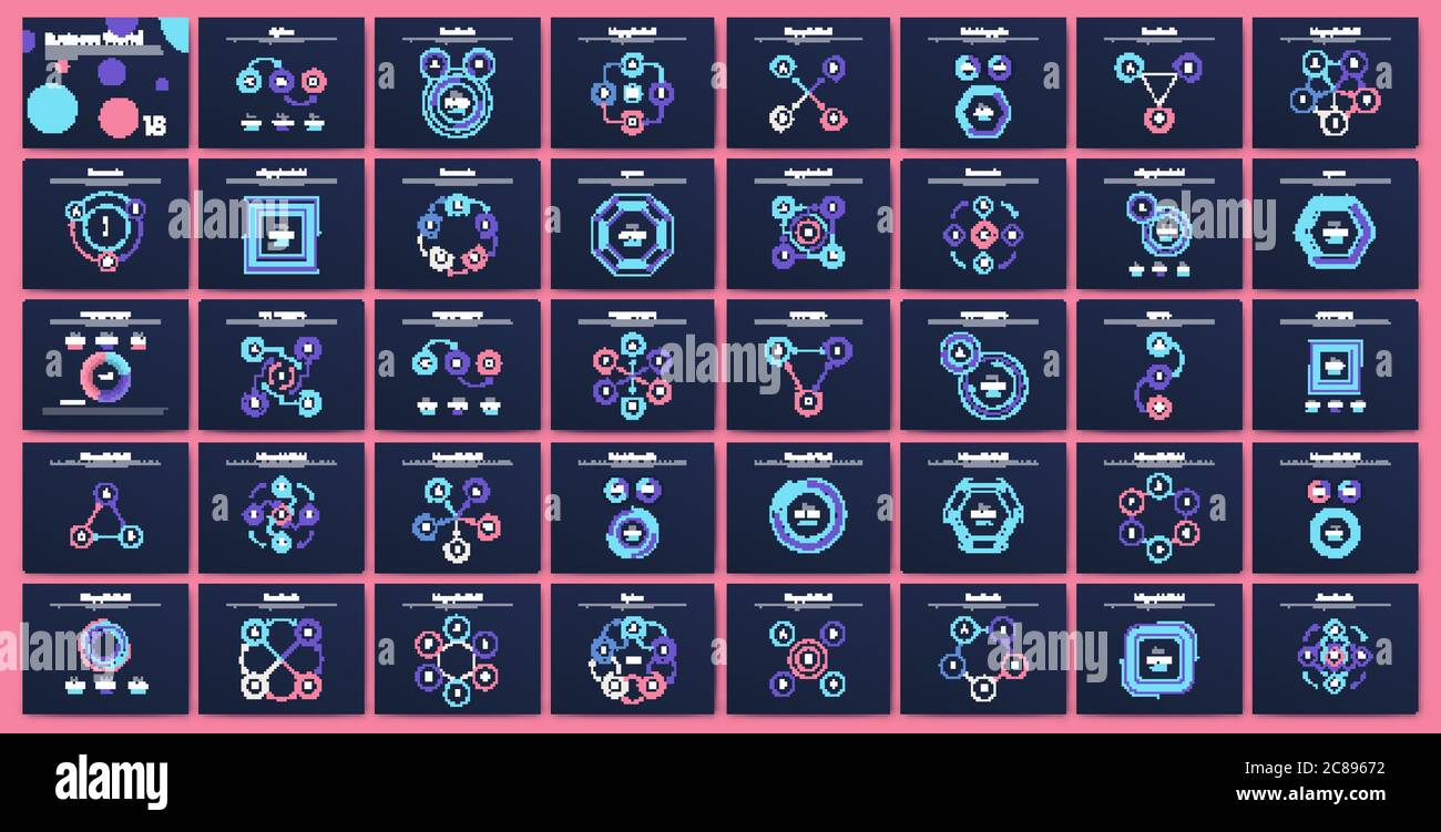Big set of infographics elements. EPS10. Stock vector. Stock Vector