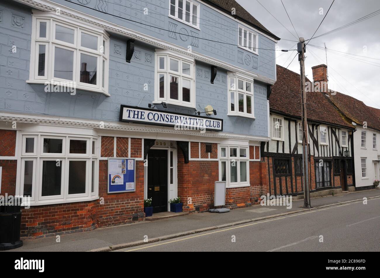 Conservative Club, Church Street, Coggeshall, Essex, dates to the