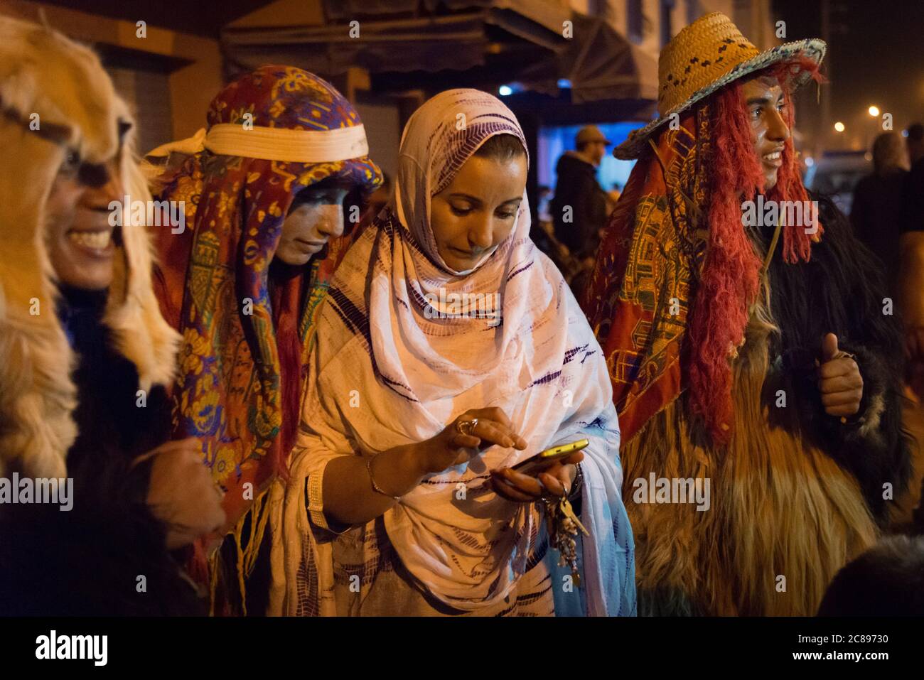 Eid-al-Adha celebrations in Aourir, Souss, Morocco Stock Photo