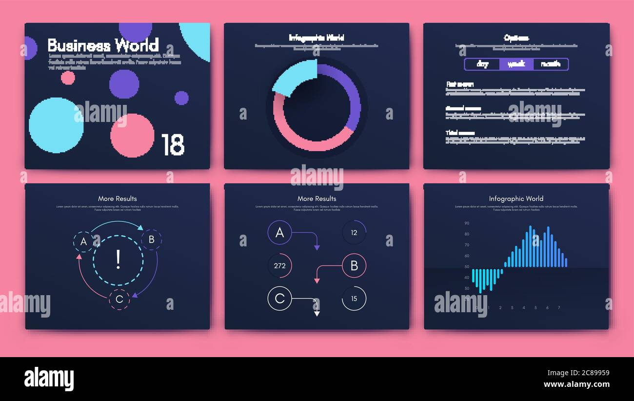 Big set of infographics elements. EPS10. Stock vector. Stock Vector