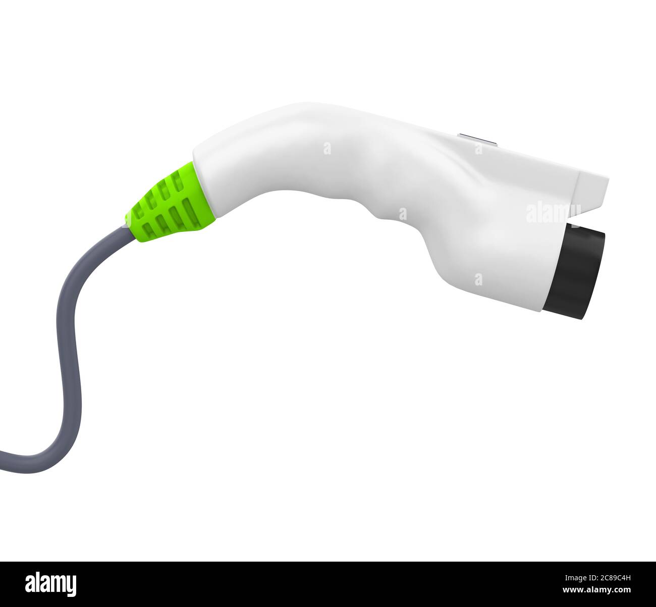 Electric Car Charging Plug Isolated Stock Photo Alamy