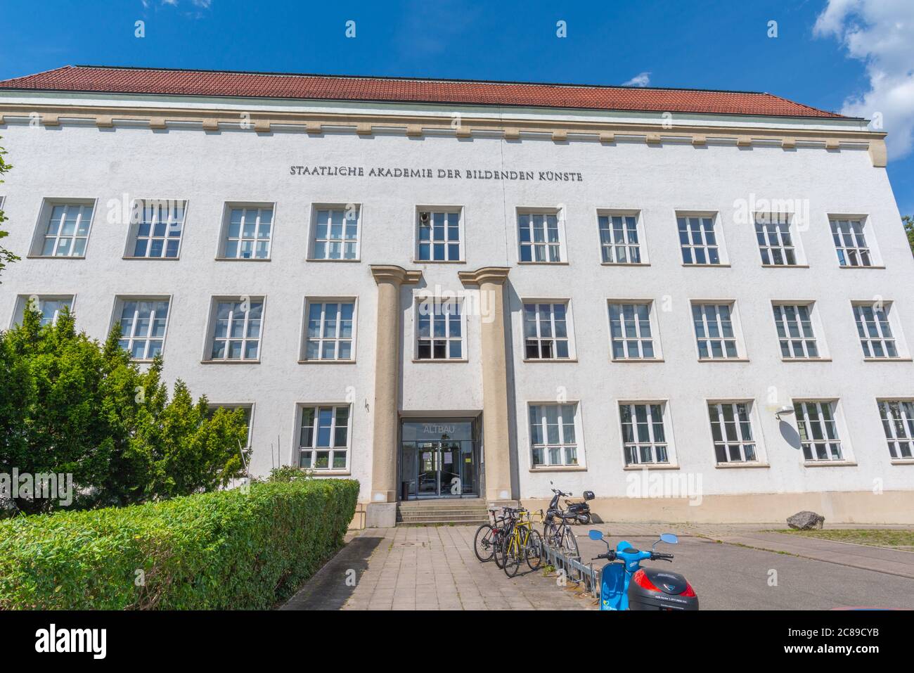 Staatliche Akademie der Bildenden Künste, State Academy of Fine Arts,  District  Weissenhof, Stuttgart, Baden-Württemberg, South Germany, Europe Stock Photo