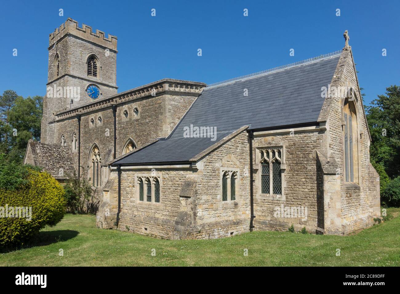 England, Oxfordshire, Upper Heyford church Stock Photo