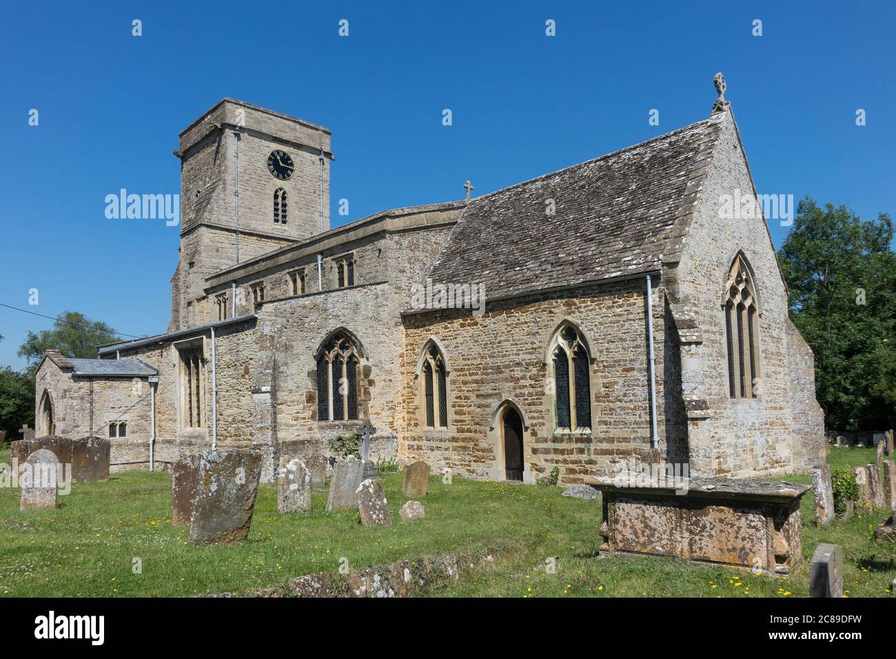 England, Oxfordshire, Lower Heyford church Stock Photo