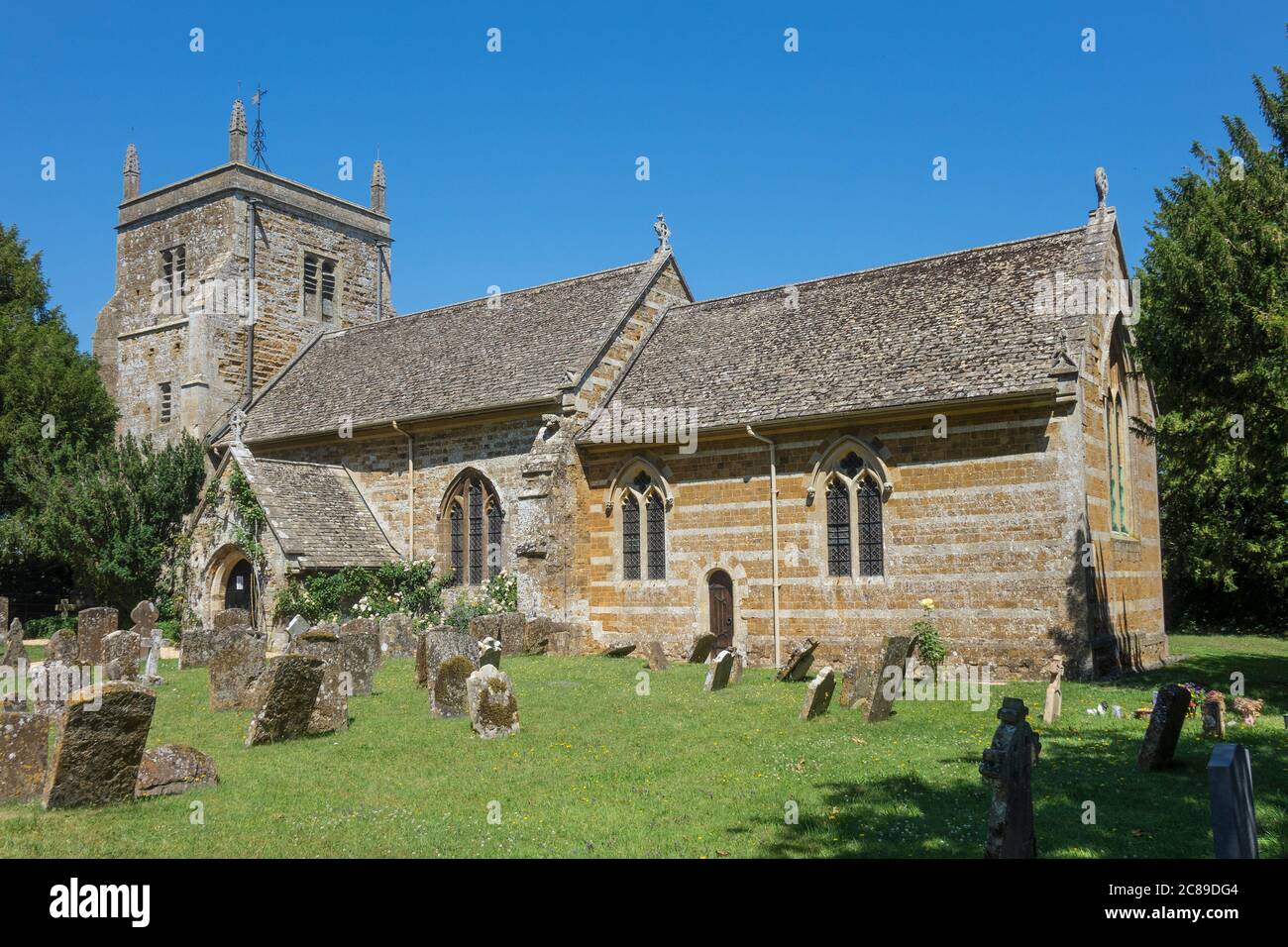 England, Oxfordshire, Duns Tew church Stock Photo