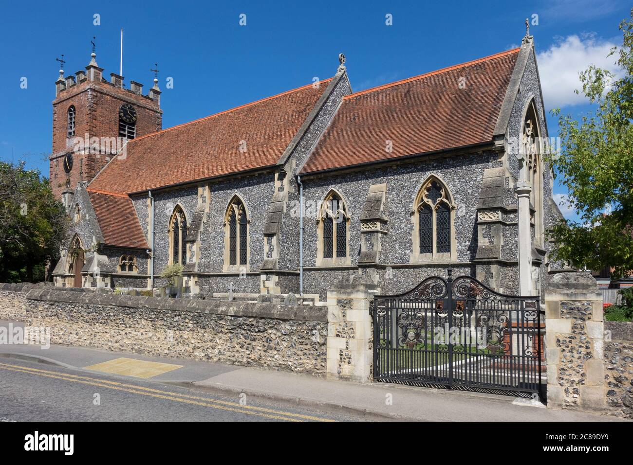England, Berkshire, Pangbourne, church Stock Photo