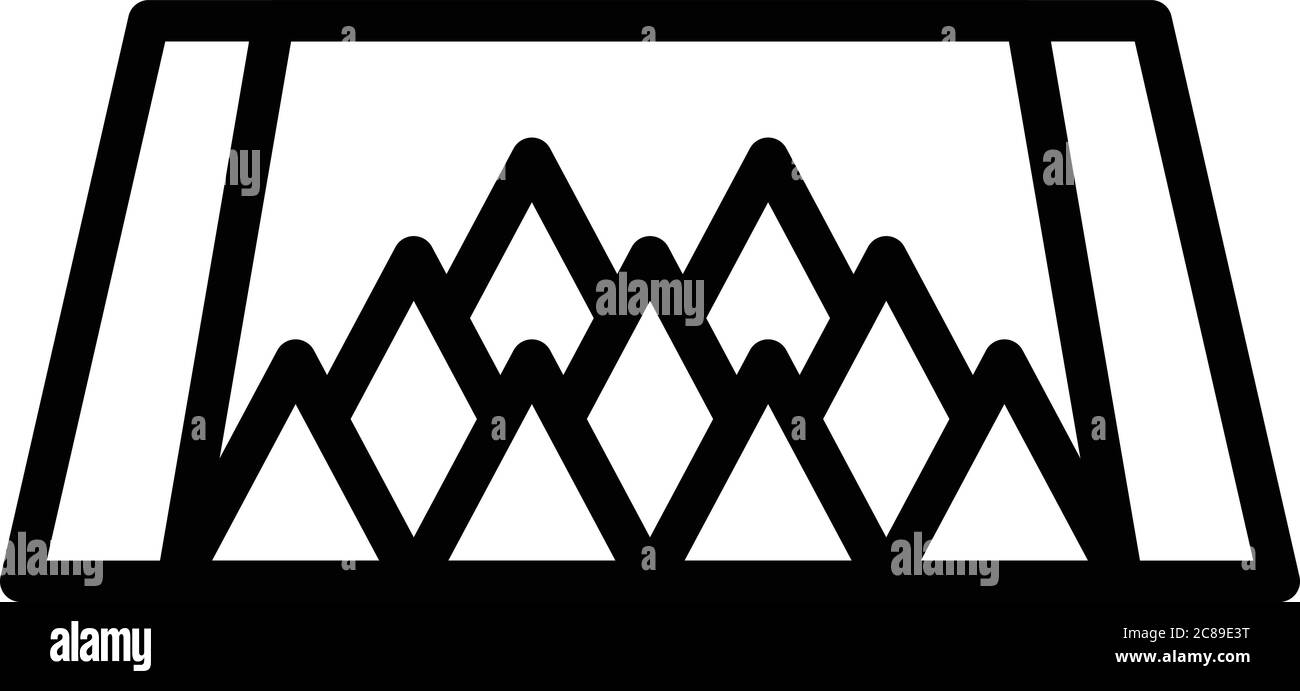Bear animal trap icon, outline style Stock Vector Image & Art - Alamy