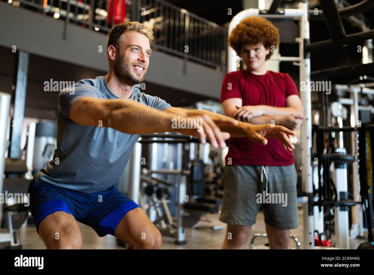 Fat men gym hires stock photography and images Alamy