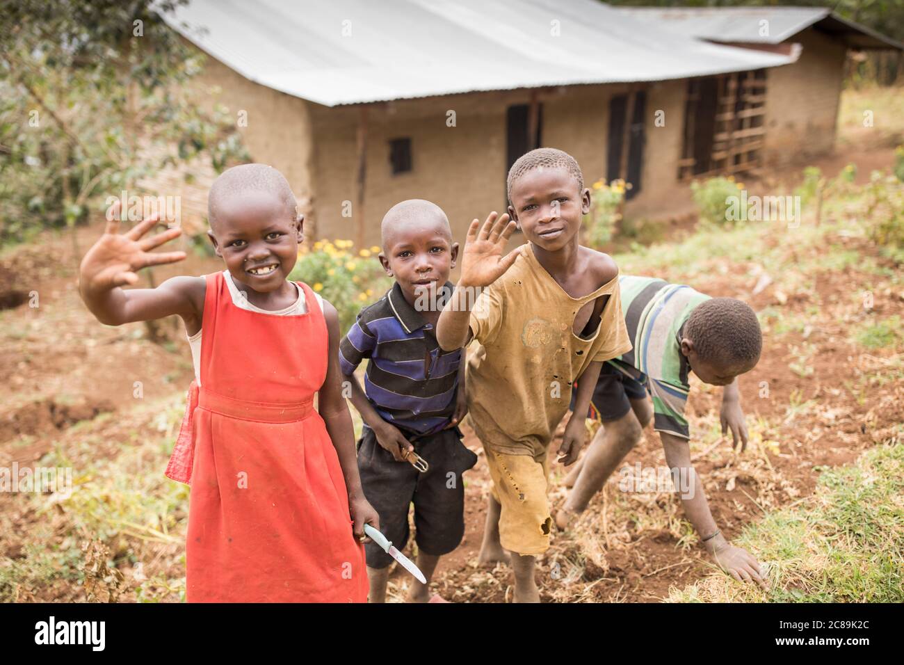 Poor children africa hi-res stock photography and images - Alamy
