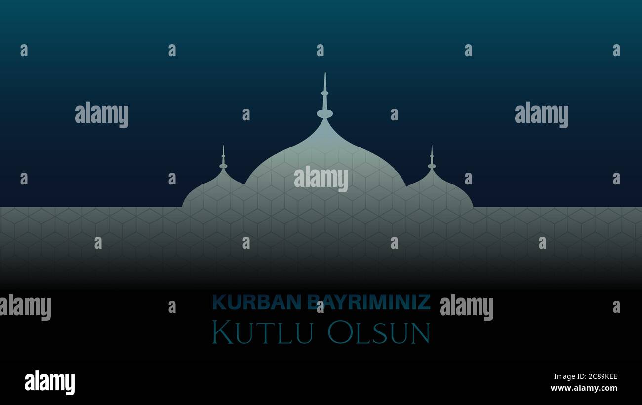 Feast of the Sacrif (Eid alAdha Mubarak) Feast of the Sacrifice Greeting (Turkish Kurban