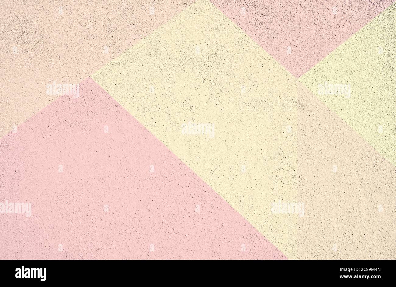 Colorful Concrete painted background texture. Pink yellow Artistic textured backdrop Stock Photo