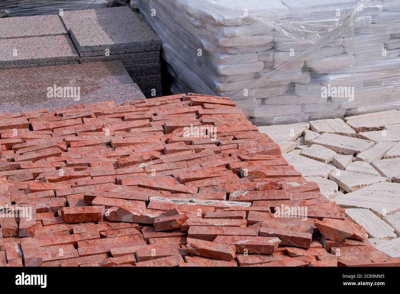 Tiles for decoration and design in construction. Construction Materials
