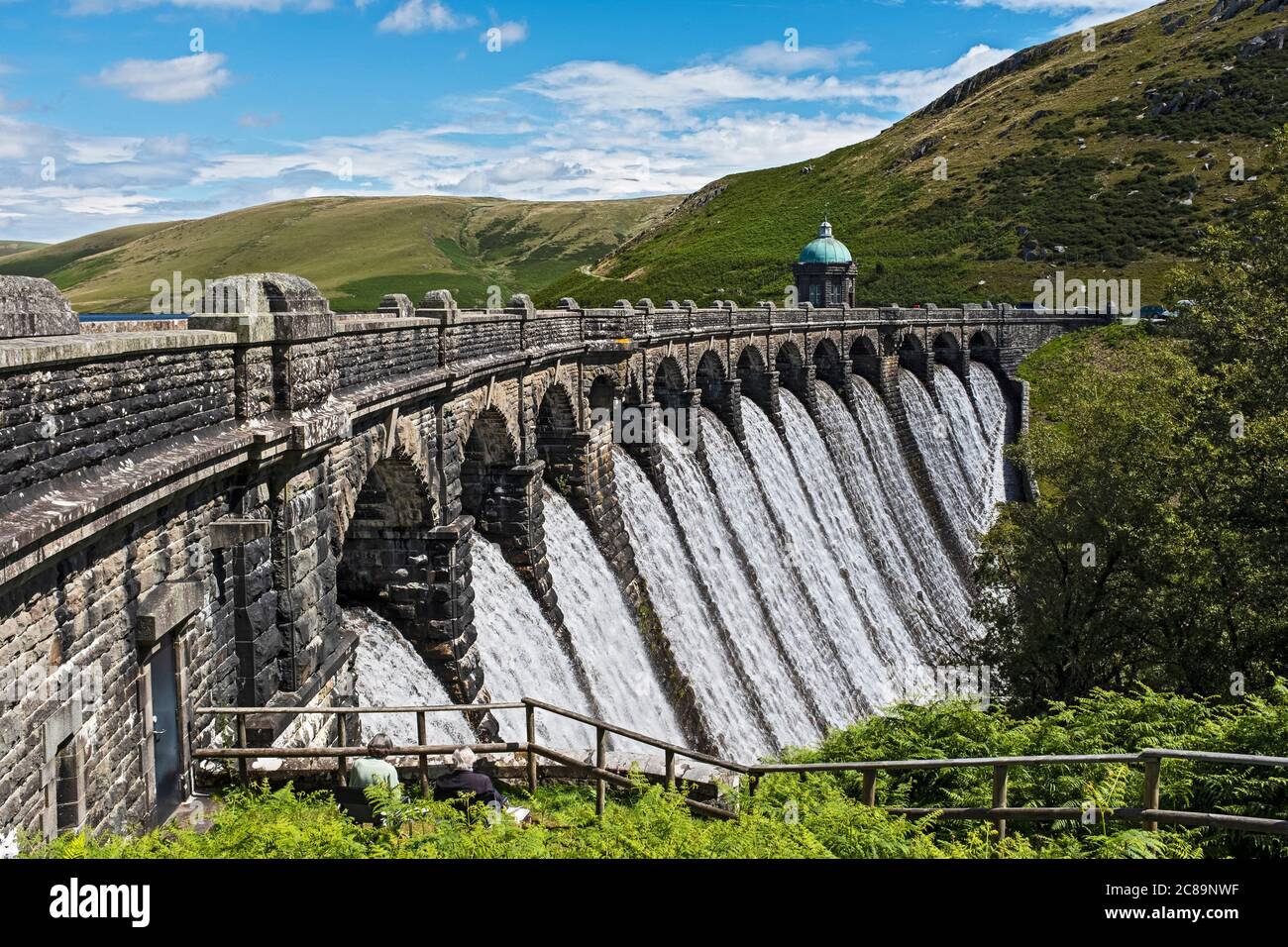 Elan Valley Dams, Powys, Wales, UK Stock Photo