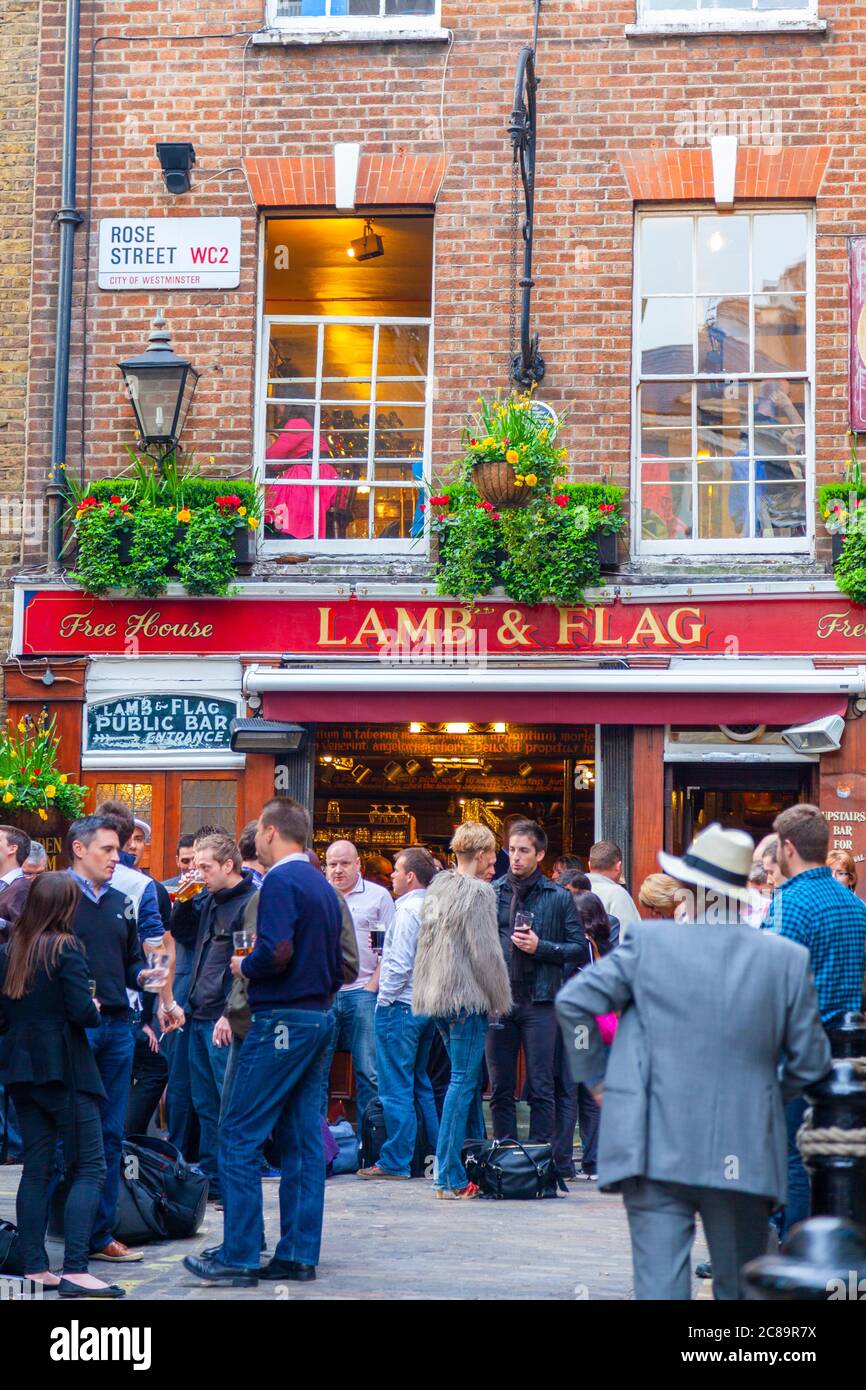 Lamb and Flag Pub, London, UK Stock Photo Alamy