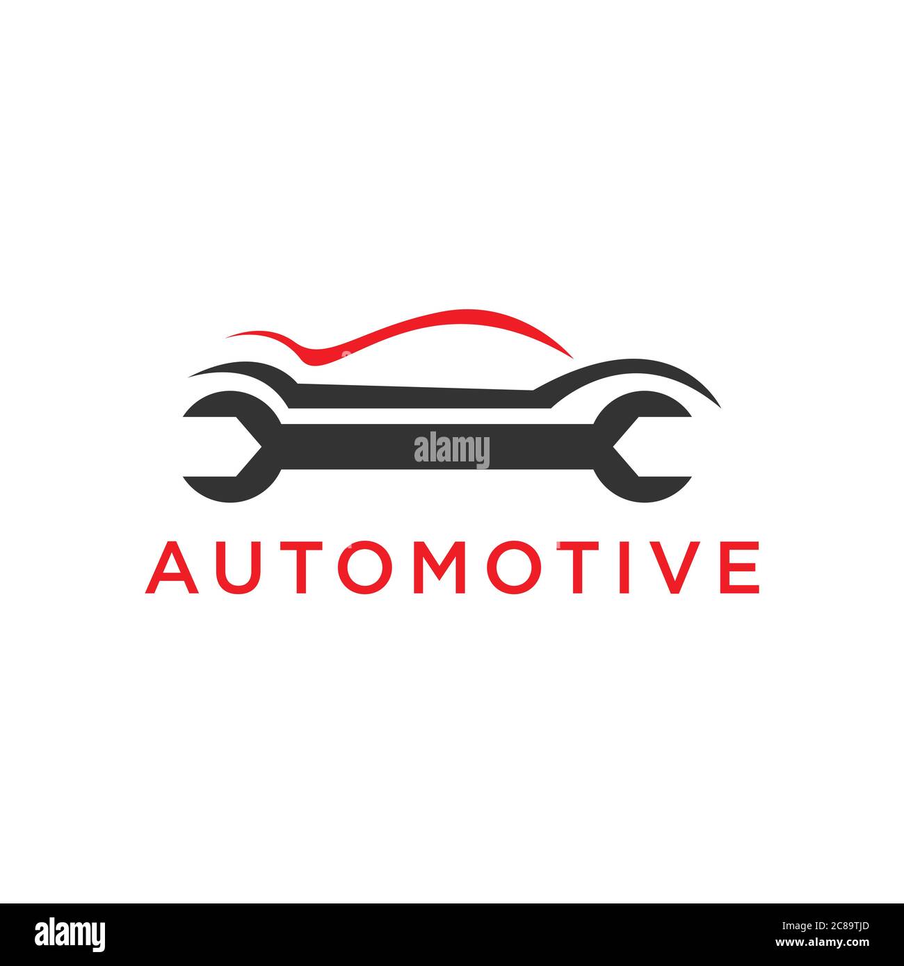 Auto center, garage service and repair logo,Vector Template Stock