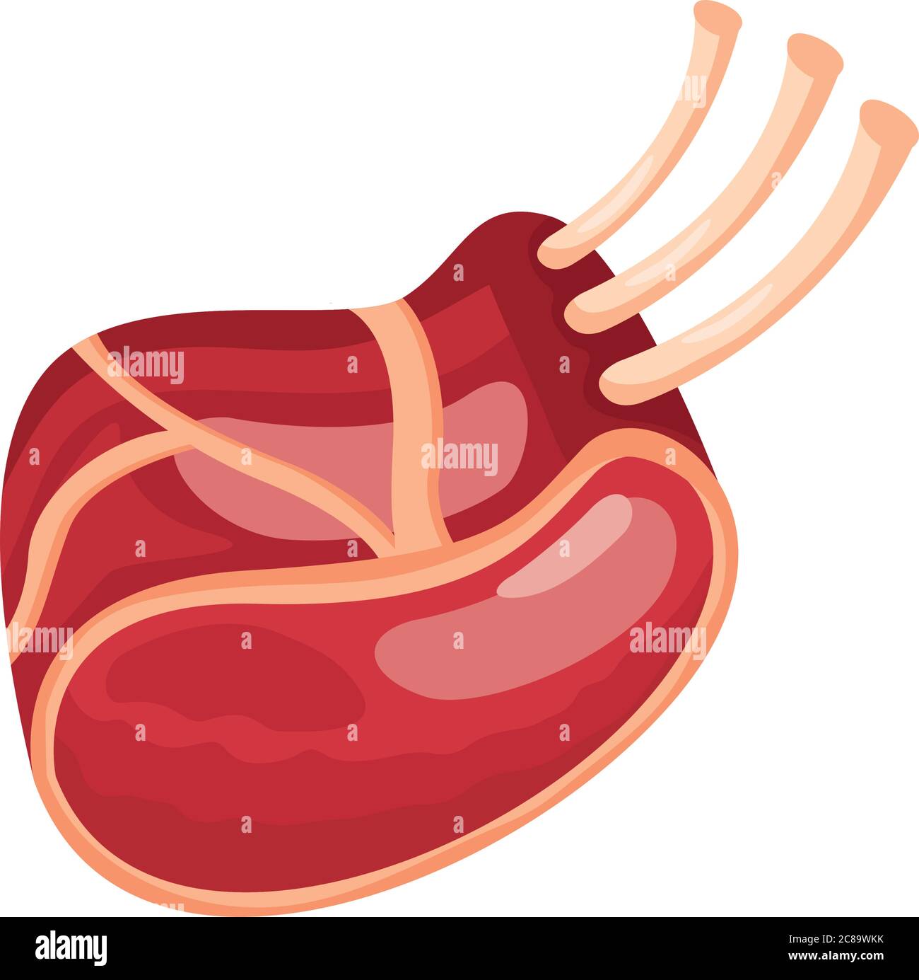 Animal rib Stock Vector Images - Alamy