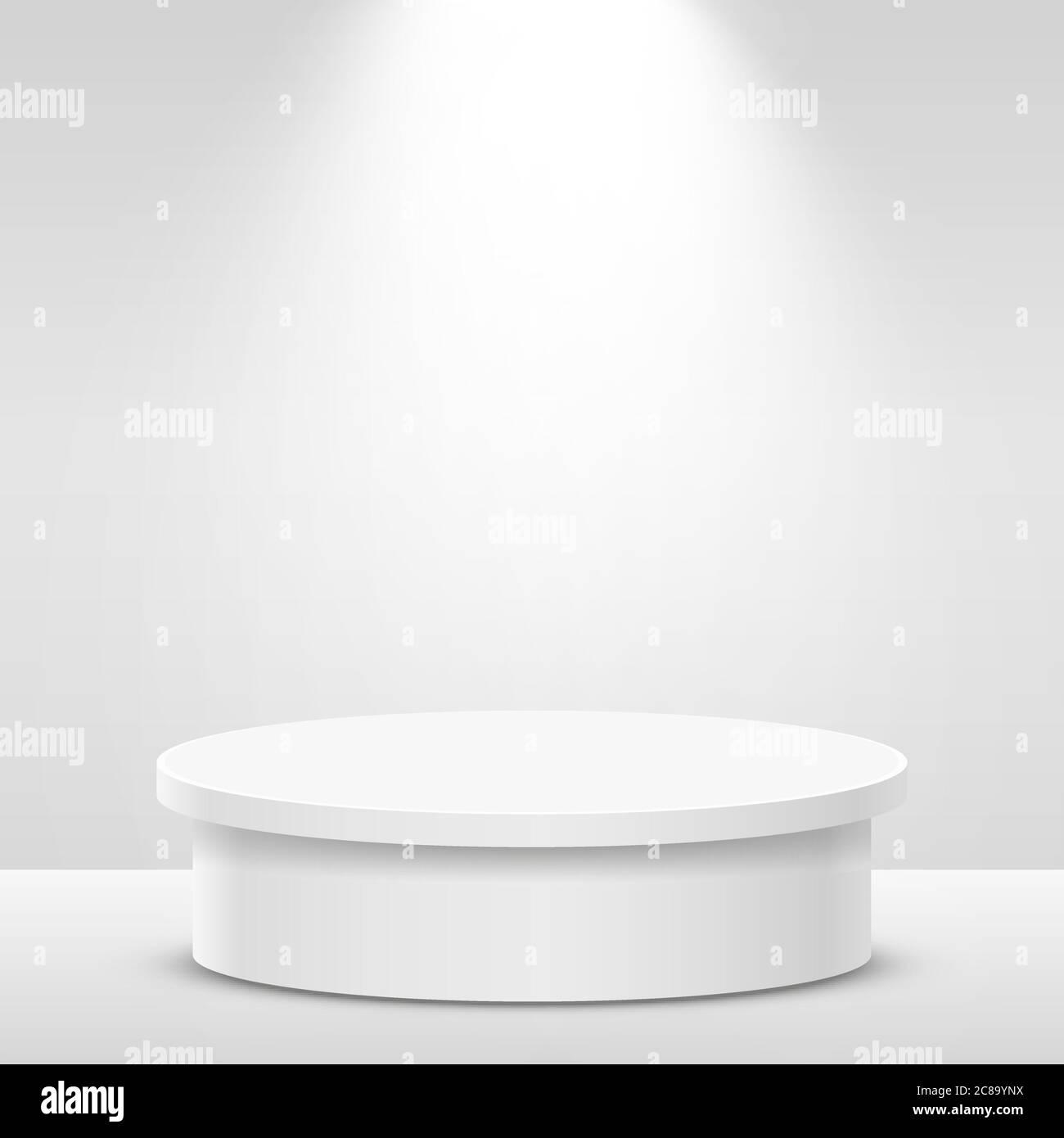 Stage Podium Scene for Award Ceremony illuminated with spotlight. Award ...