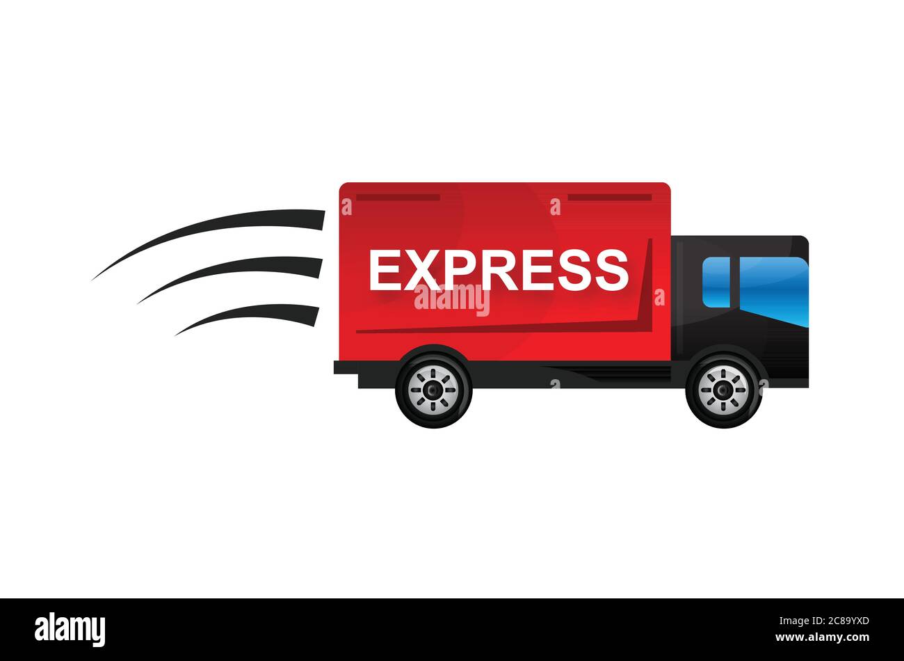Fast delivery transport truck icon vector illustration Stock Vector ...