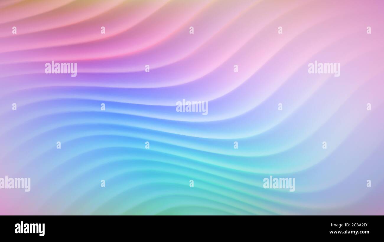 Abstract background with wavy lines in various gradient colors Stock ...