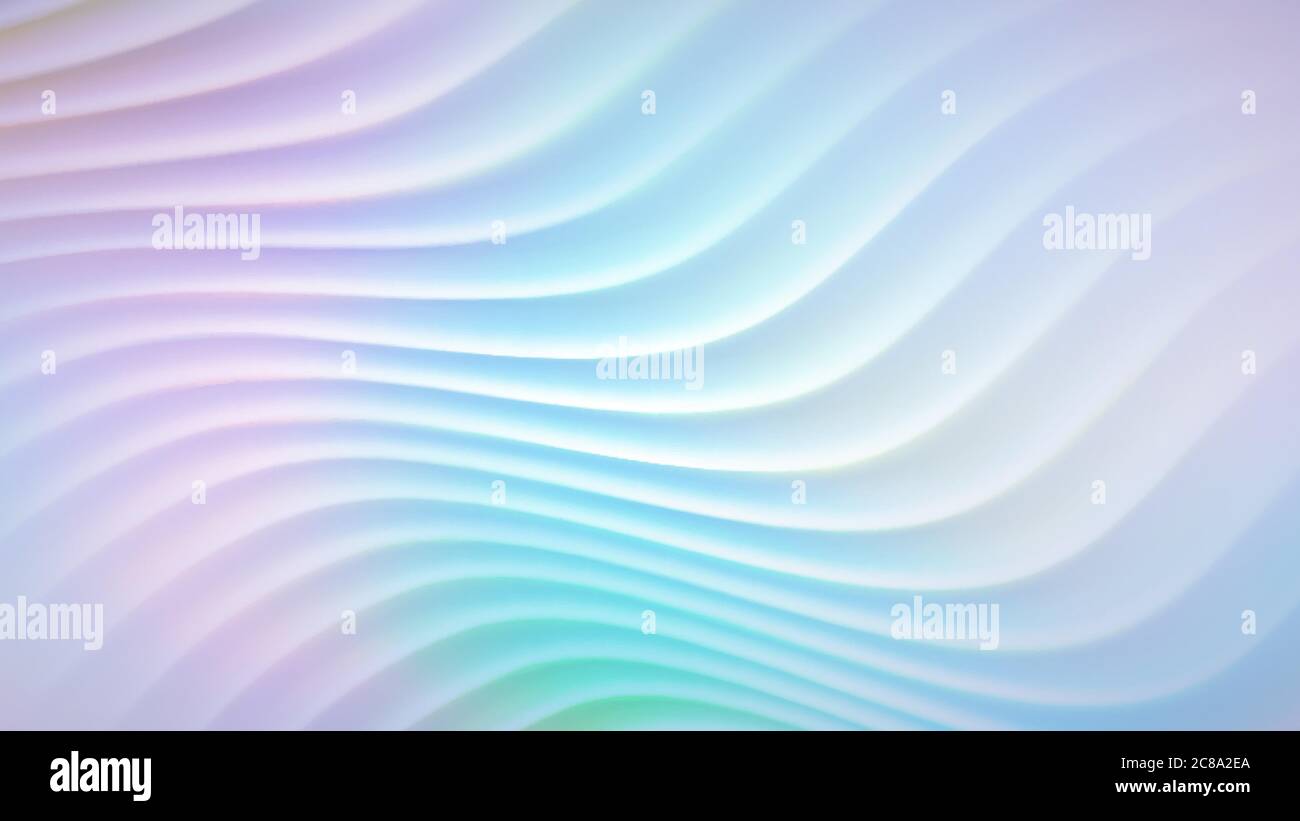 Abstract background with wavy lines in various gradient colors Stock ...