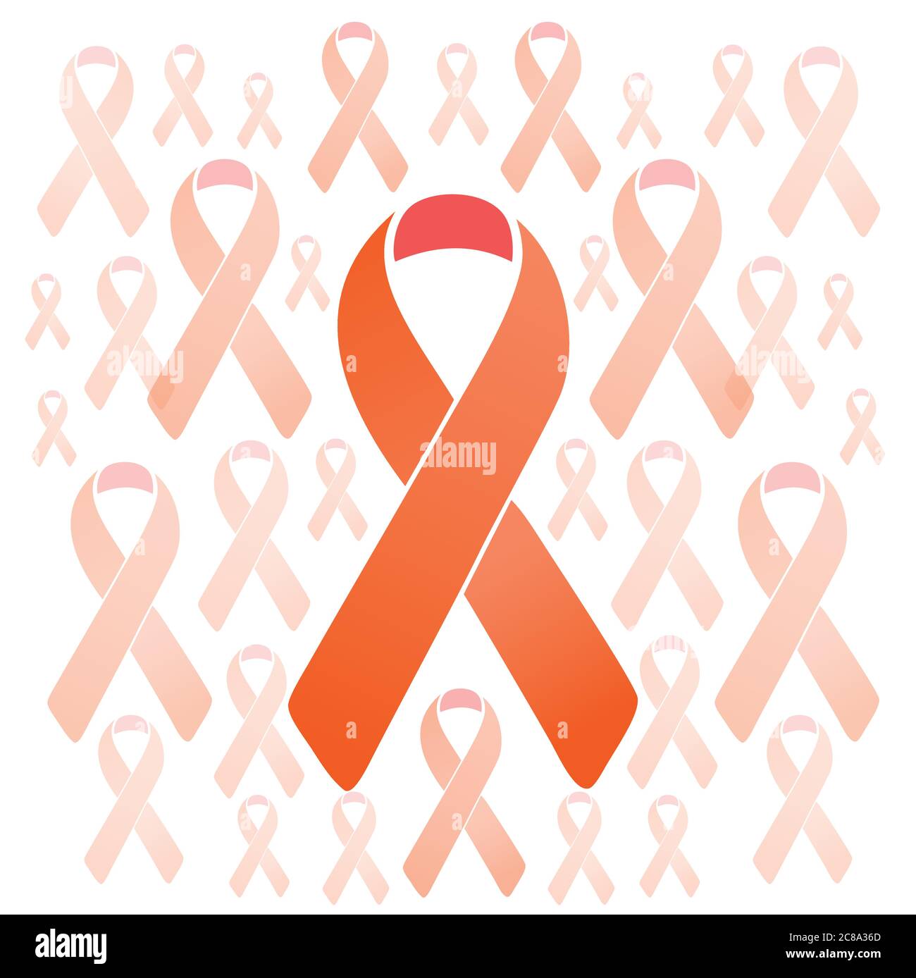 Aid hiv awareness ribbon illustration design over a white background ...