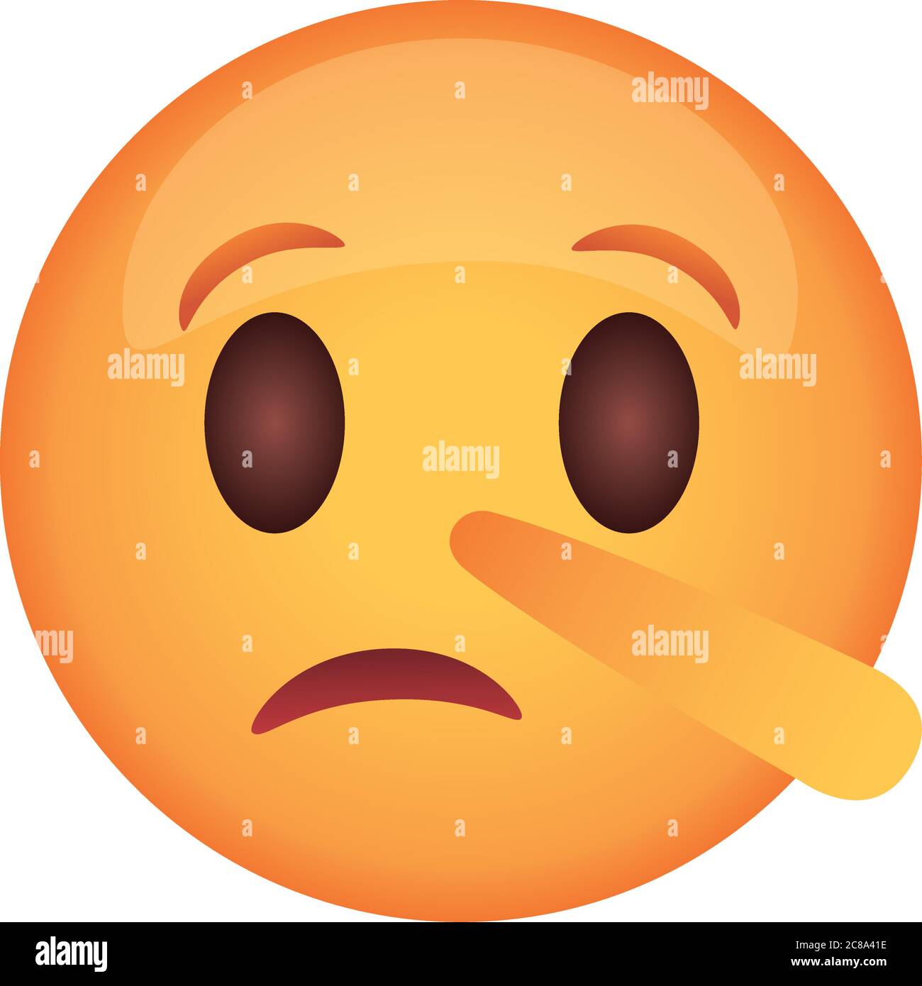 Sad emoji Stock Vector Images Alamy