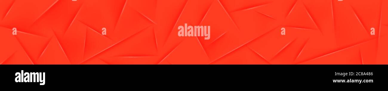Abstract banner in orange colors Stock Vector