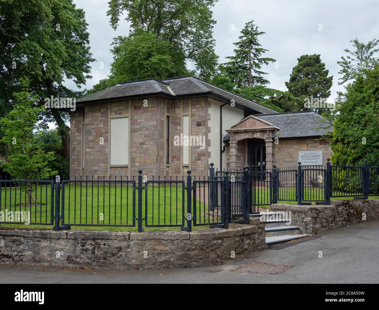 The Church of Jesus Christ of Latter-day Saints building, Ness Walk, Inverness Stock Photo