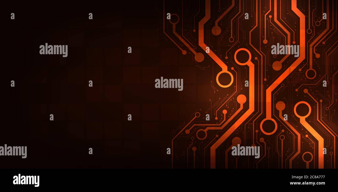 Design in the concept of electronic circuit boards Stock Vector Image ... Circuit Diagram