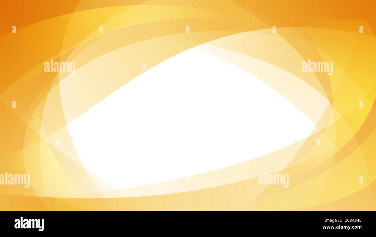 Abstract background of intersecting curved lines in yellow colors Stock ...