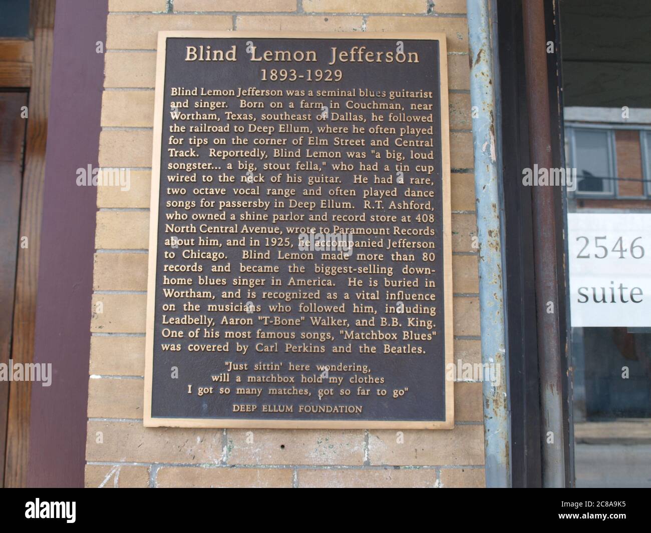 Deep Ellum History and Location in Photos Stock Photo Alamy