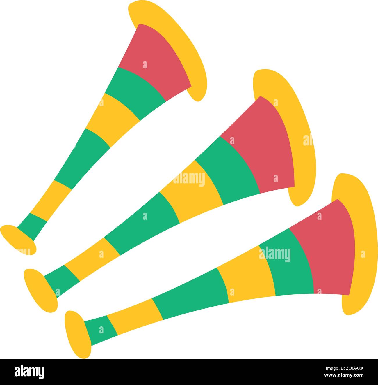 trumpets instruments flat style icon design, Music sound melody song