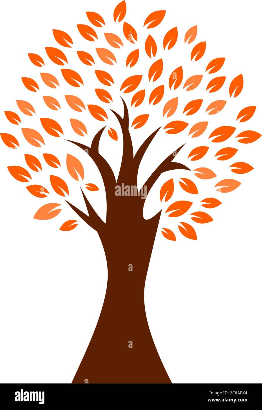 Tree icon design Stock Vector Images - Alamy
