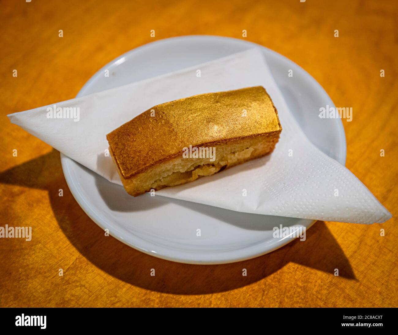 Basler Gold - Typical Golden Cakes from Basel, Switzerland Stock Photo