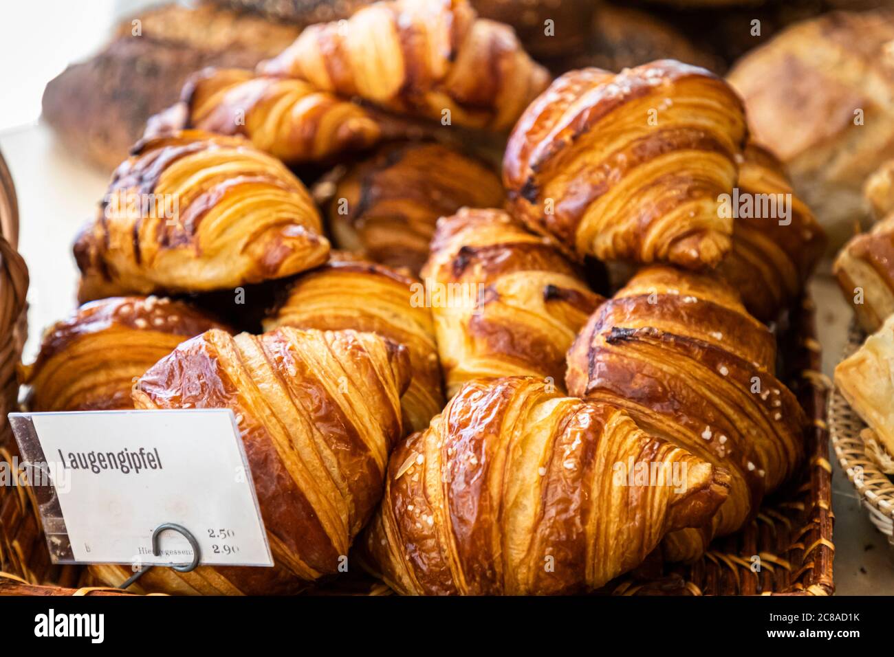 Croisants from Basel, Switzerland Stock Photo