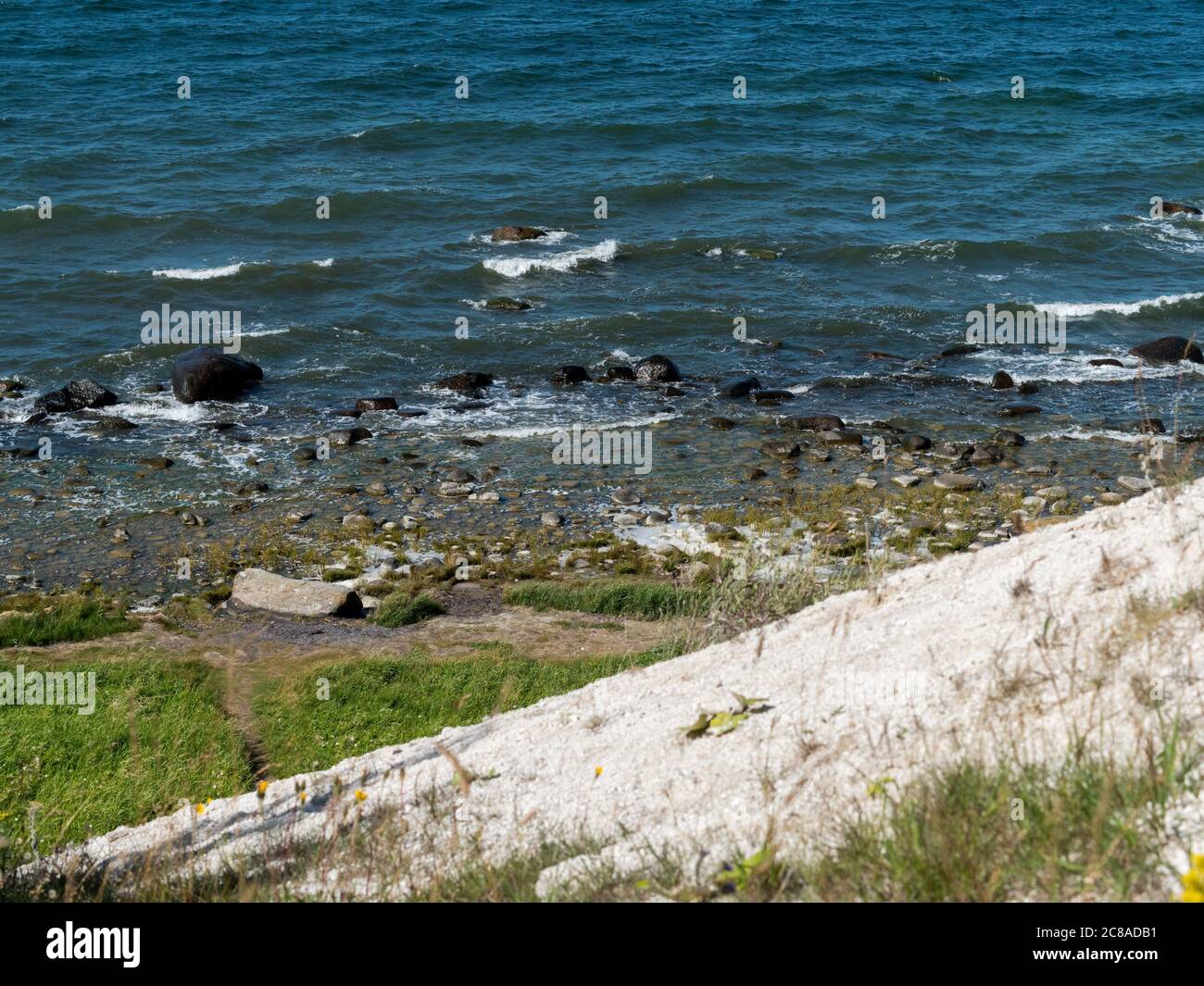 Steilküste am Kap Arkona auf der Insel Rügen Küste Strand Steinstrand Ostseeküste Ostsee Baltic Sea Coast Cape Arkona Deutschland Stock Photo