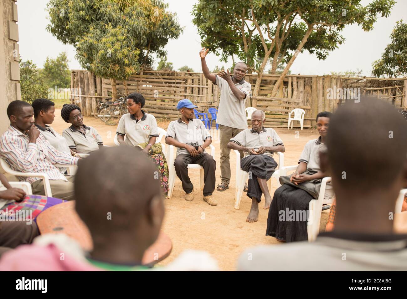 An Agricultural Extension Worker Educates Small Farmers And Sells Them An Agricultural Extension Worker Educates Small Farmers And Sells Them