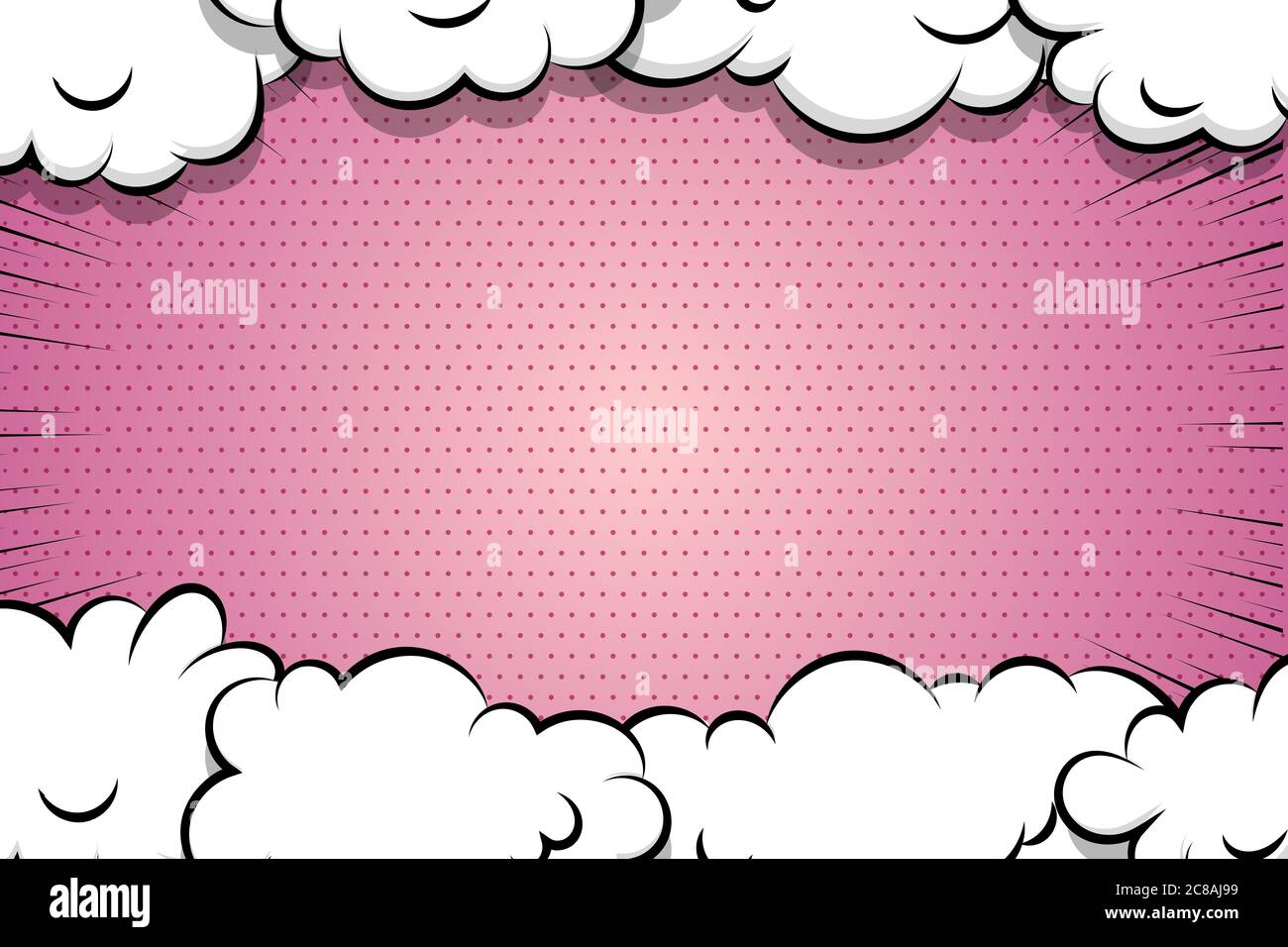 Comic book cartoon speech bubble for text Stock Vector Image & Art - Alamy