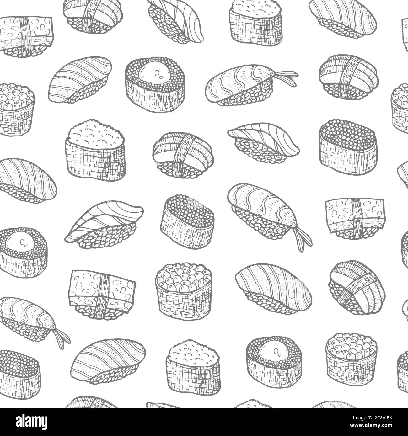 sushi coloring pages