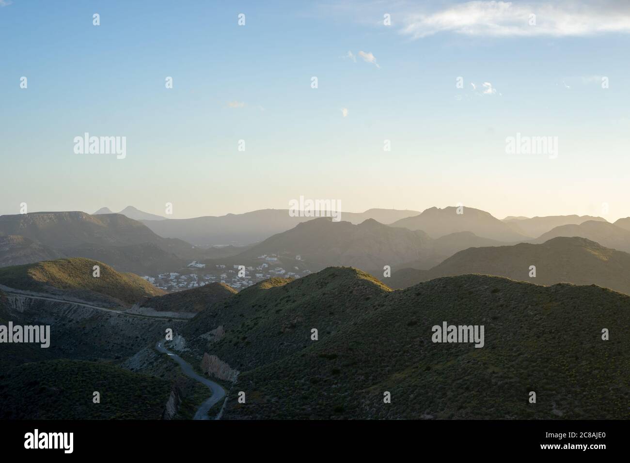 Mountain ranges silhouette view hi-res stock photography and images - Alamy