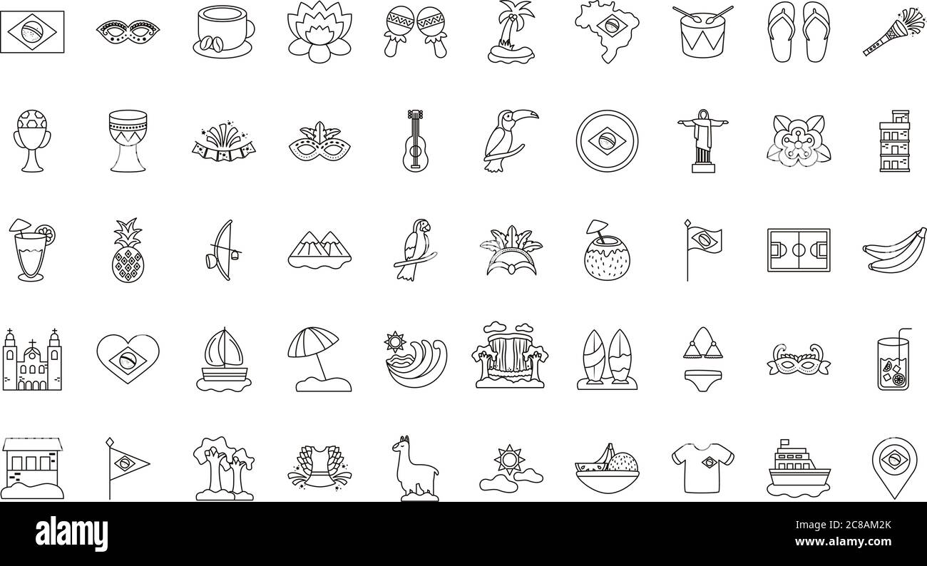 Typical brazilian Stock Vector Images - Alamy