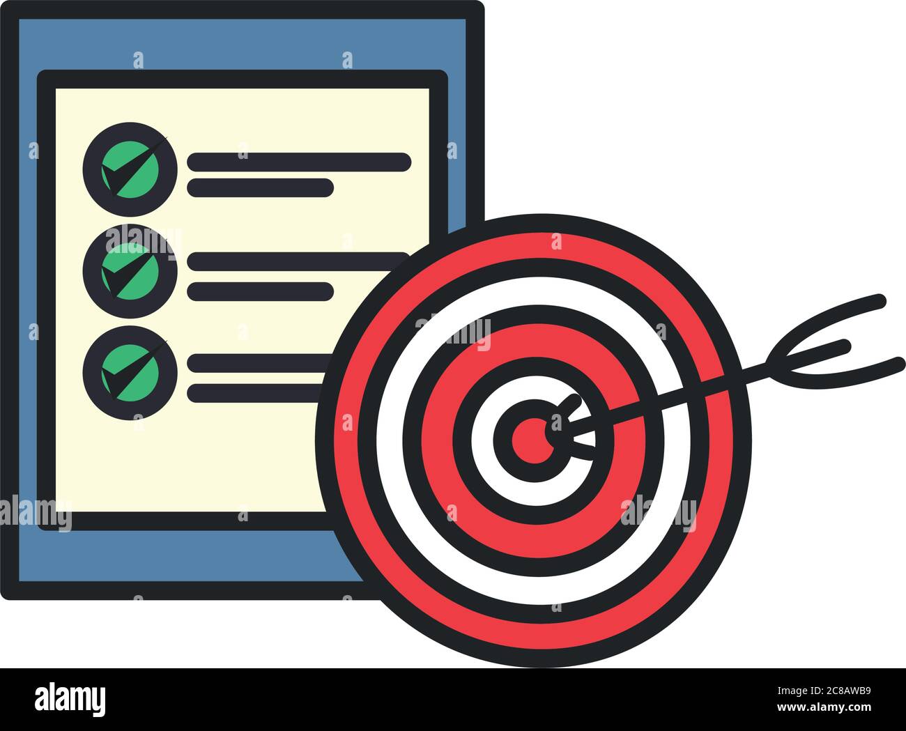 Target Marks Stock Vector Images - Alamy