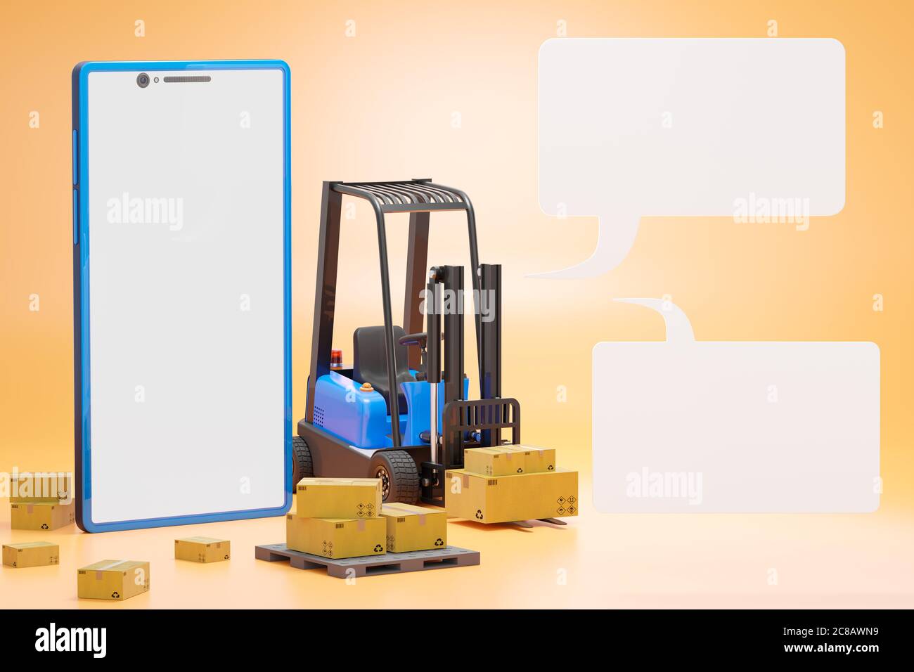 Download Box On Pallet High Resolution Stock Photography And Images Alamy