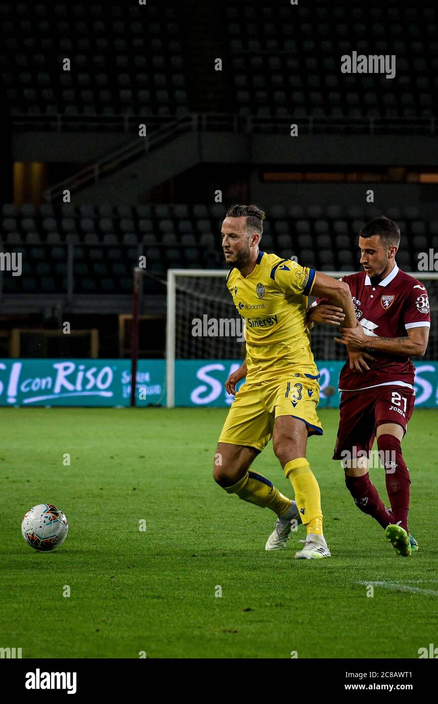 Turin. League Game Serie A Tim 2019/2020. Turin Vs Verona Behind Closed Doors For The Covid19
