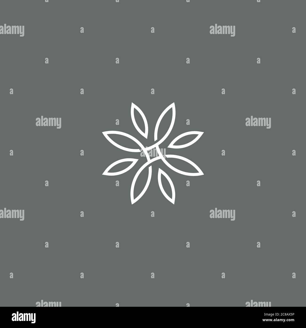 Abstract Flower logo / icon design Stock Vector Image & Art - Alamy