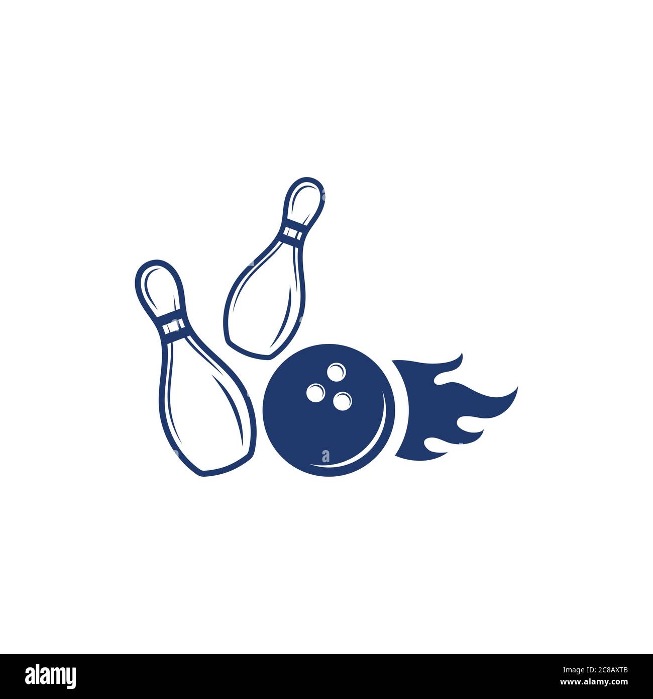 Bowling icon Template vector illustration design Stock Vector Image