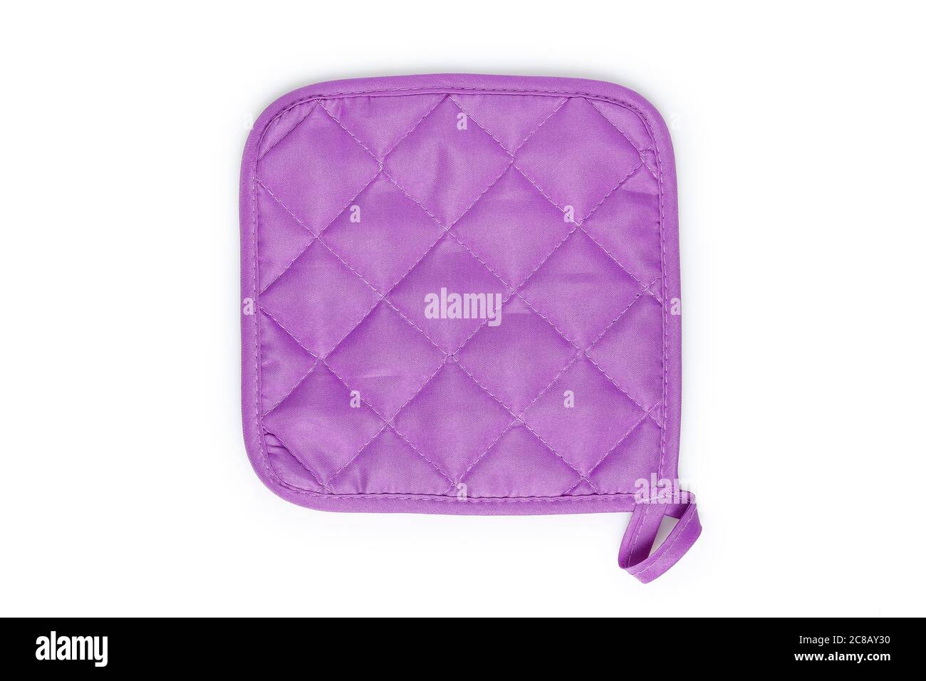 purple pot holder isolated on white Stock Photo Alamy