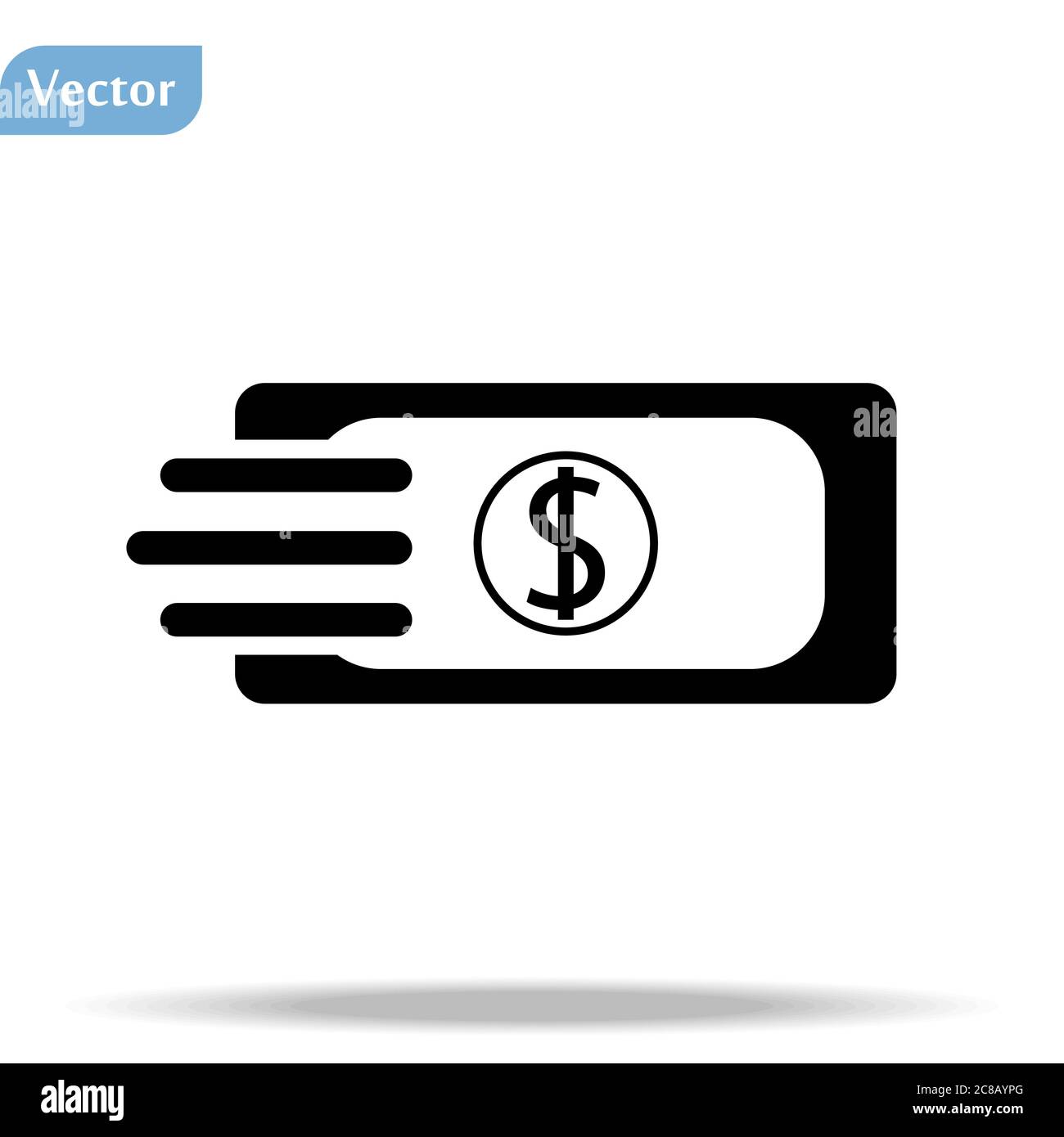 Vector money Icon. fast money logo vector eps10 Stock Vector Image ...