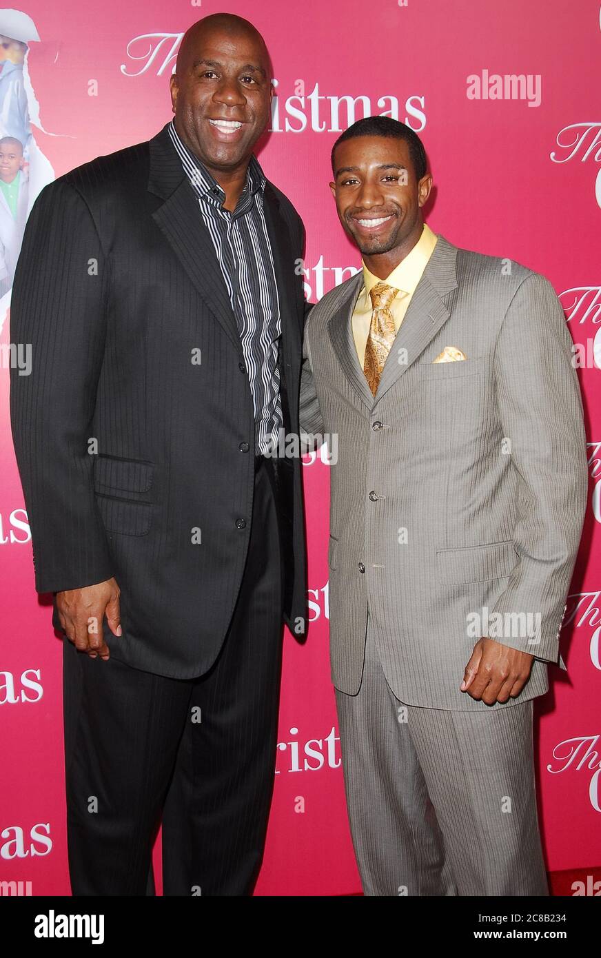 Magic johnson and son andre hi-res stock photography and images - Alamy