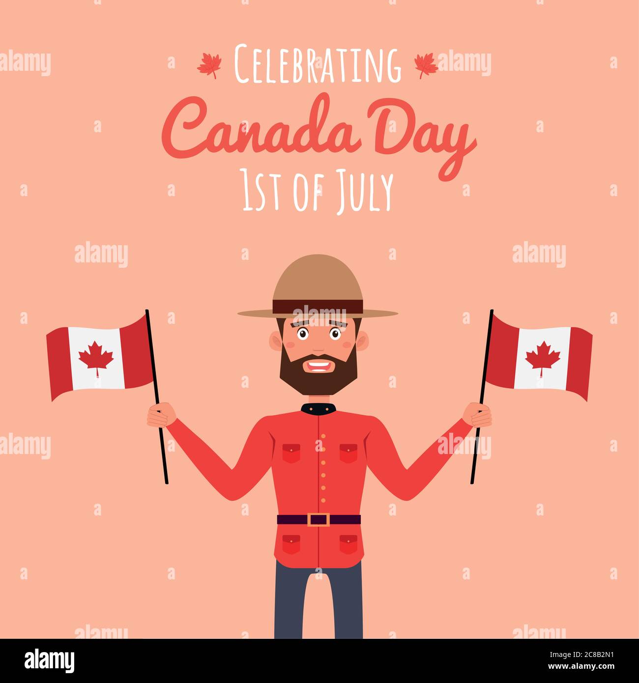 Canada Day Card Stock Vector Image Art Alamy canada-day-card-stock-vector-image-art-alamy